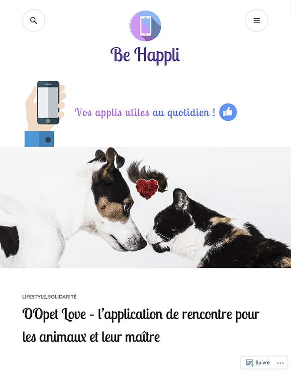 OOpet Love – l’application de rencontre pour les animaux et leur maître