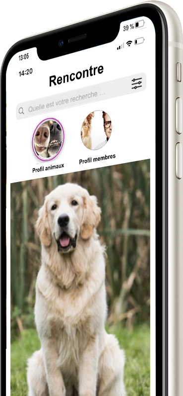 Profil d'un membre dans l'application oopet love